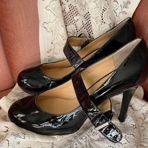 Black Patent High Heels